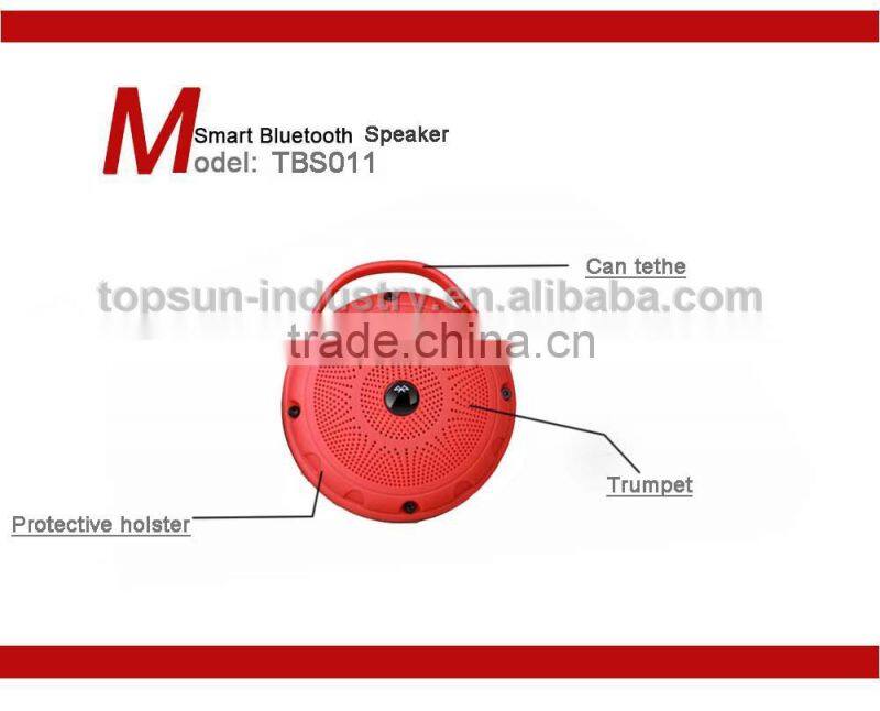 400mAh Battery Support TF, Remote Selfie Power Bank Bluetooth Speaker