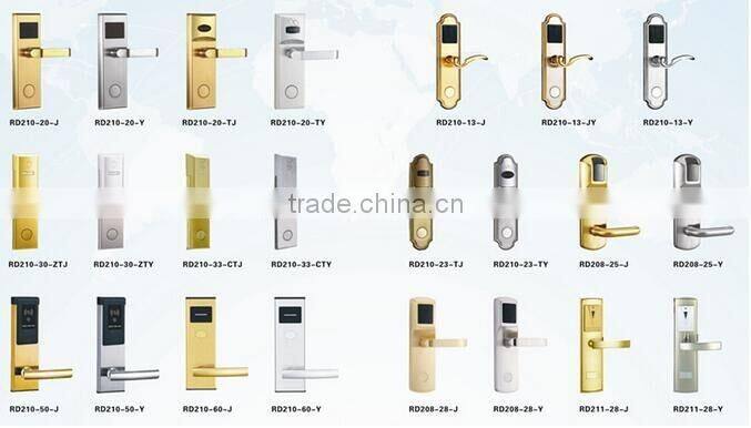 Security digital keypad card key home door lock