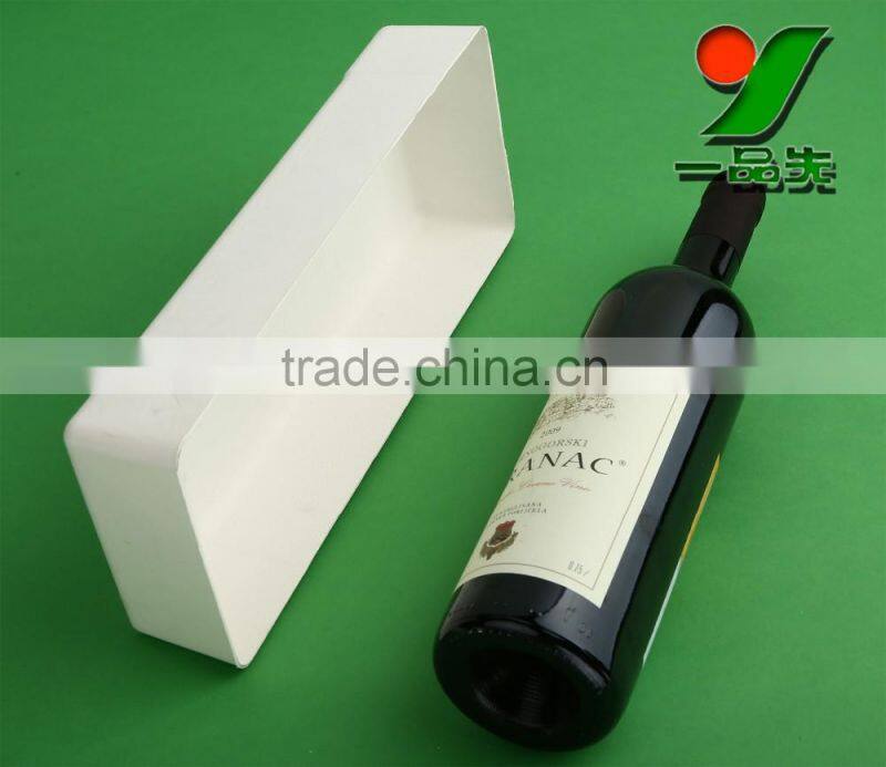 Wholesale Supplier of Environmental friendly Flexible Recyclable Wet Pressing Bagasse Molded Pulp Wine Glass Packaging Boxes