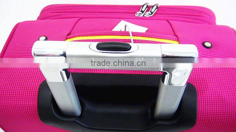 Purple Color Four Wheels Fashion Girls Travel Bag Vintage Trolley Luggage