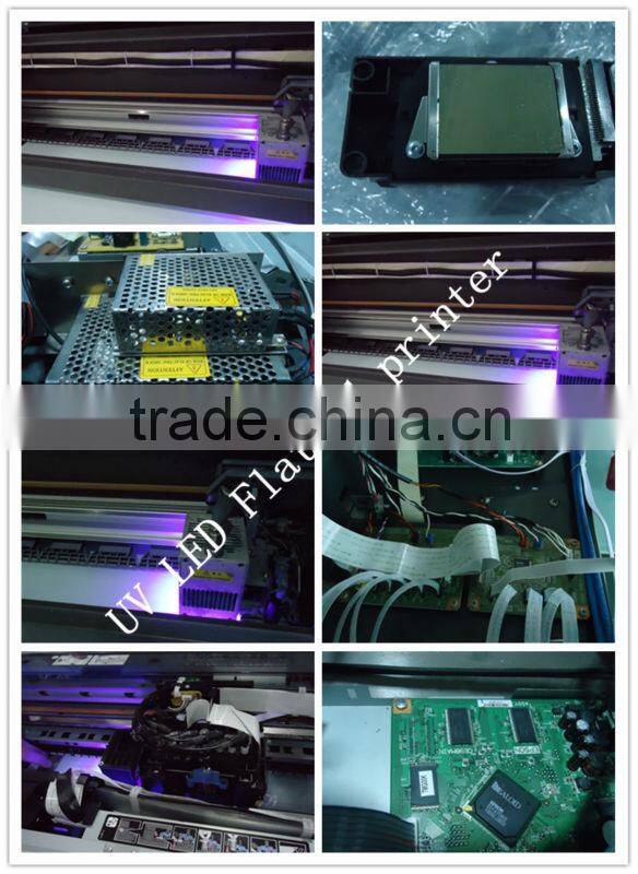 8 color uv flatbed printer uncoating can direct print on wooden box