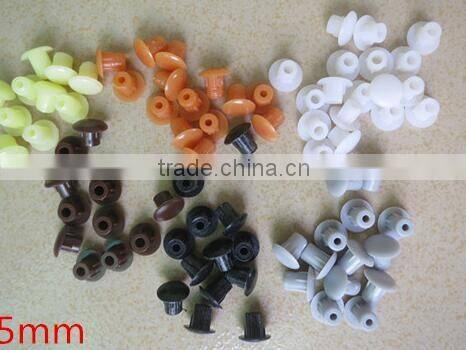 factory bulk colorful 5mm plastic hole cover