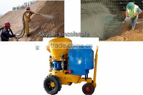 High Quality Concrete Shotcrete Machine, Gunite Machine for Spraying Concrete or Mortar.
