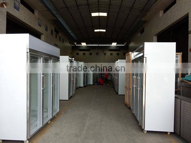 double door upright display fridge Greenhealth Factory