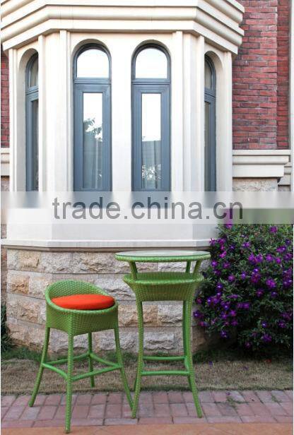 outdoor furniture PE rattan bar chair