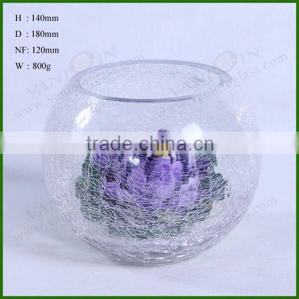 Ball Shaped Glass Vase