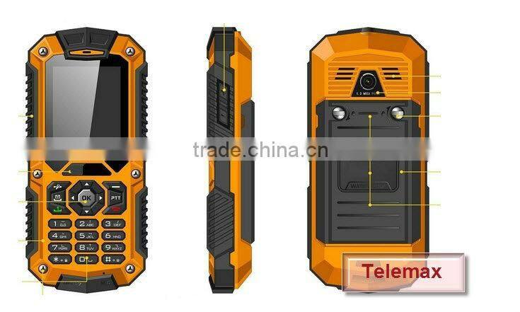 Water Dust Shock Proof Rugged Mobile Phone - New