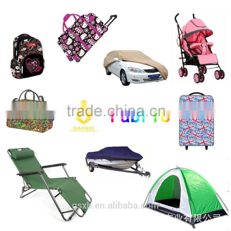 100% polyester 600D horse print fabric