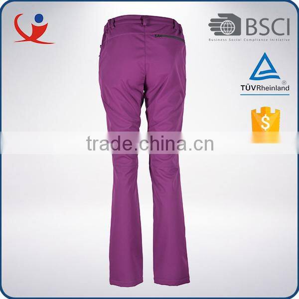 Custom winter fashion waterproof women nylon eco-friendly casual ski pants