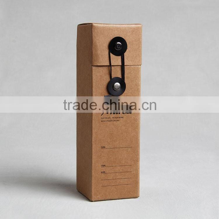 China credible factory produce packaging box with matte corrugated paper for clothing ornaments