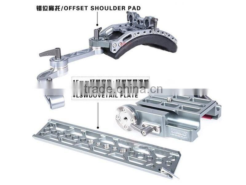 Tilta TT-BMC-07 dslr shoulder rig 15mm BMCC rig for BlackMagic Camera Cage + follow focus + 4*4 Carbon Matte box