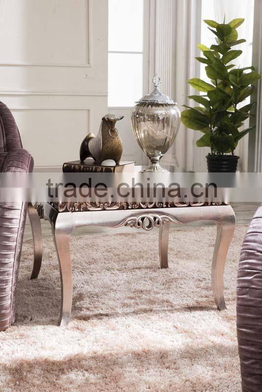 Italian Classic Furniture Brown Fabric Sofa Set AL042