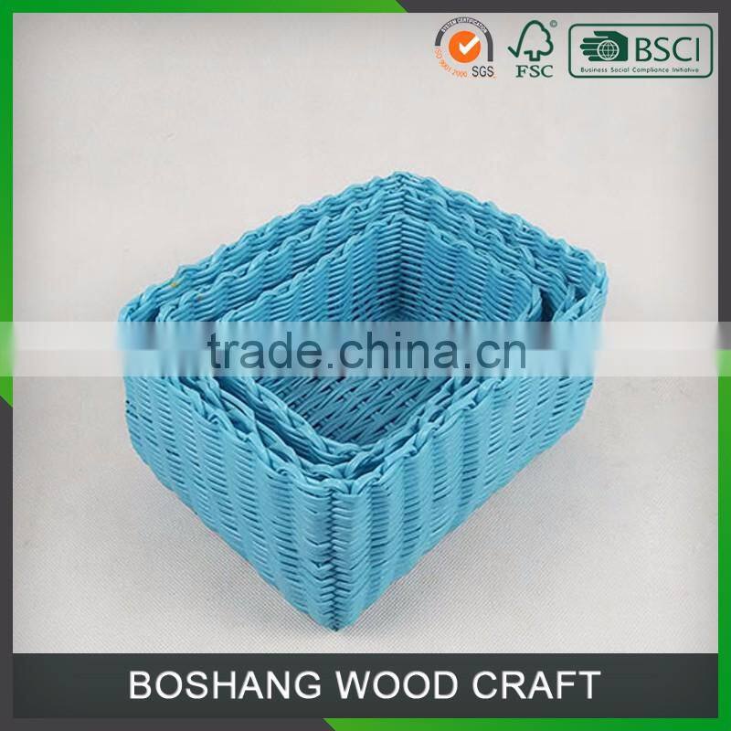 Decorative gift baskets wholesale handmade paper natural material basket