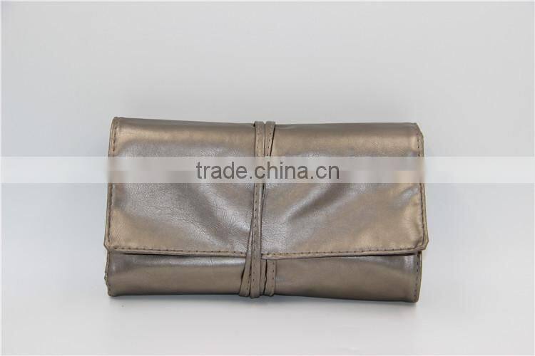 soft leather bag 18 pcs stock make up brush set - pony hair makeup tools