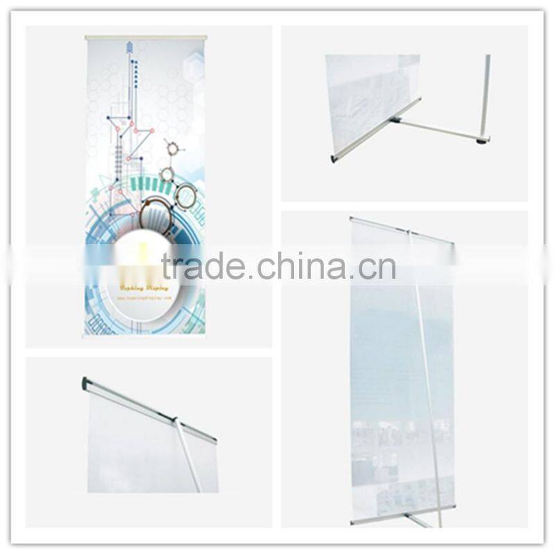 Advertising Convenient Durable L banner stand/L display stand with High Quality and Competitive price