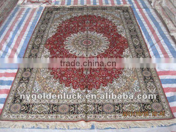 400L 6x9 hand knotted silk persian rugs