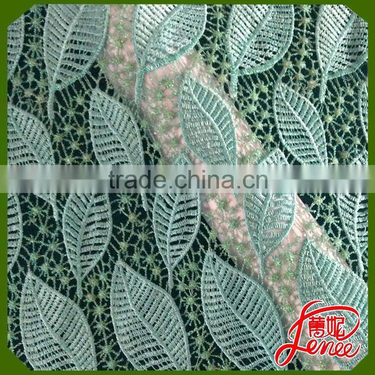 2016 New Year High quality Fashionable Design Chemical Embroidery Fabric