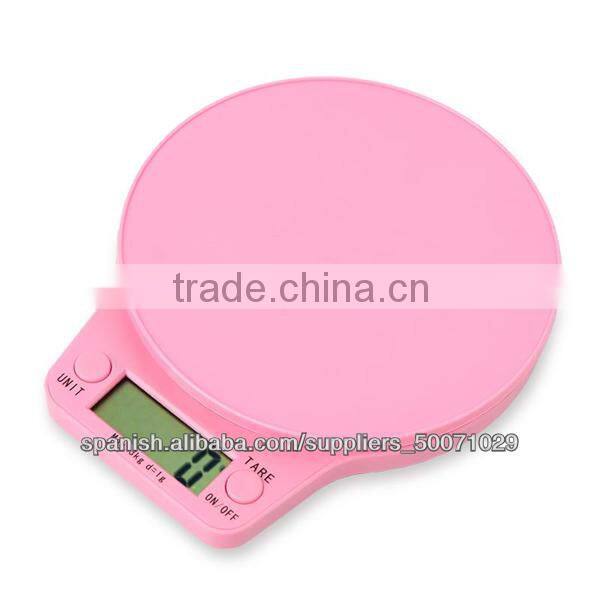 electronic kitchen food scale 5kg/1g digital kitchen scale printing customizable VKS302-03