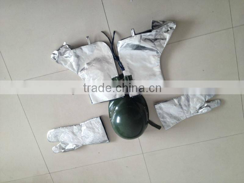 fire resistant suit with aluminum foil,alumizied fire suit,fire retardant clothing,fire clothing,fire protective clothing