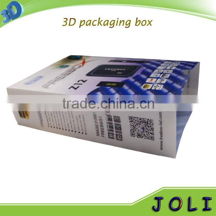 factory sale beverage handmade feature 3D plastic PET rectangular packaging box