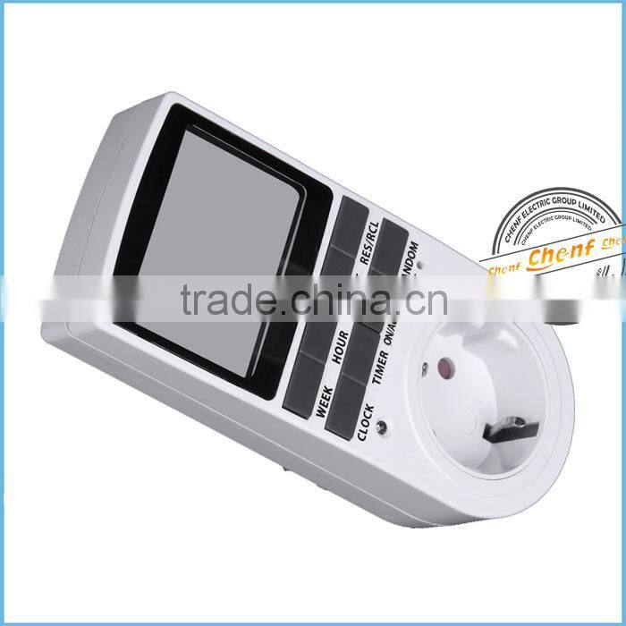 Newest Design 230V Digital 24h Timer Switch EU CF-TSEU