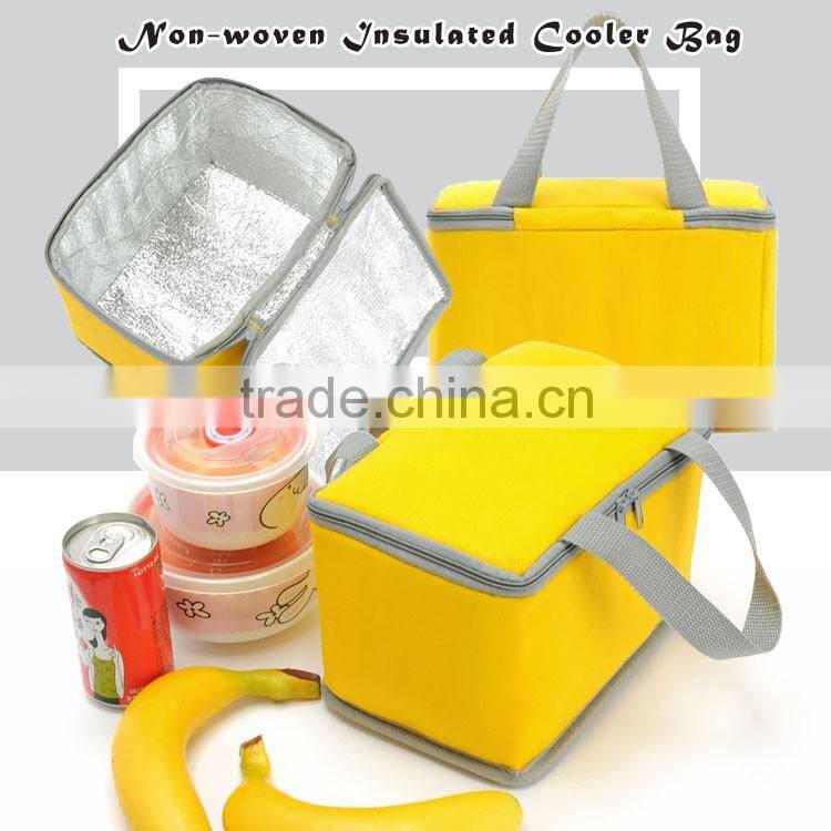 High quality promotional nonwoven fitness cooler lunch bag