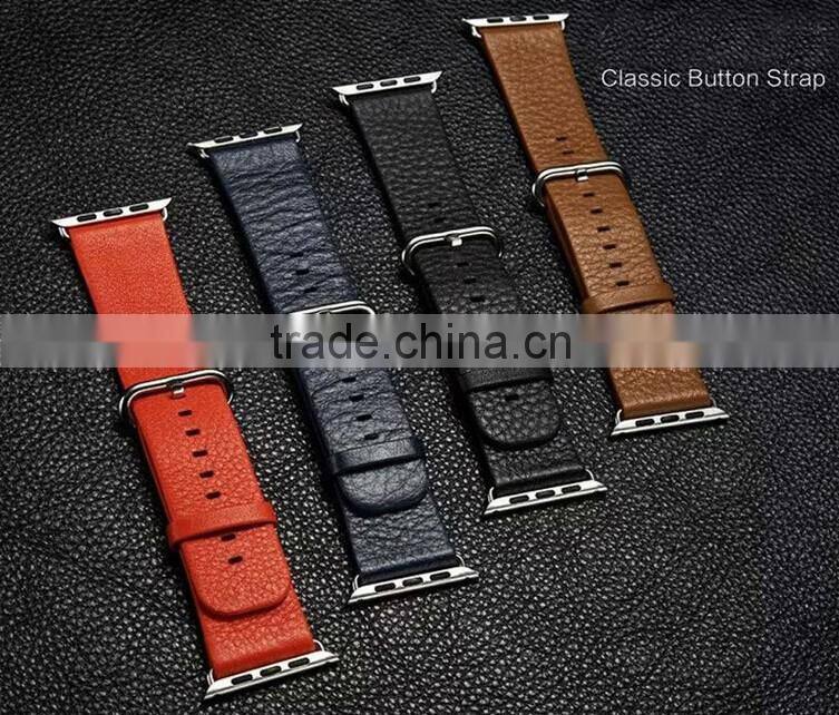 G-Case leather classic pin buckle strap for iwatch