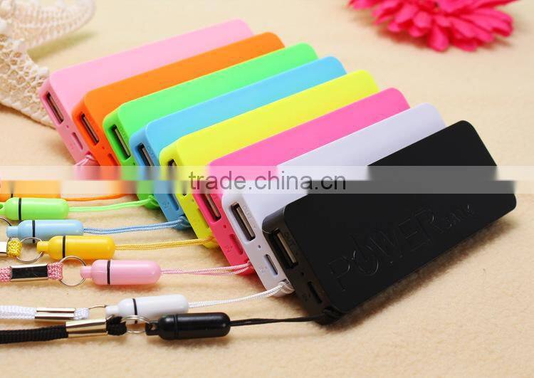 promotional slim mobile power bank 2600mah portable power bank