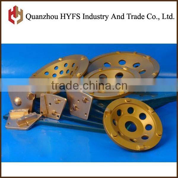 Soft Bond Concrete Block Grinding Segment for THC Metal Pad on Polishing Machine