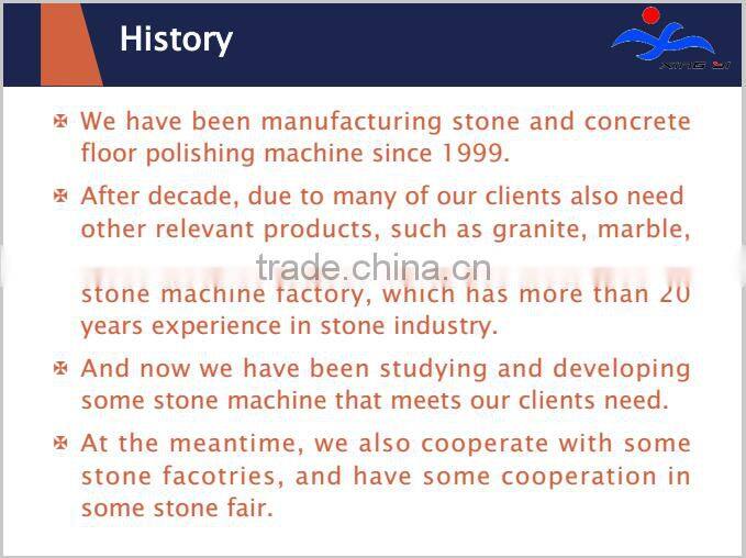Marble stone fixing machine for the edge