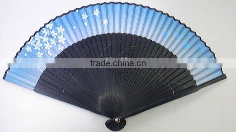 New style lady simple silk fan