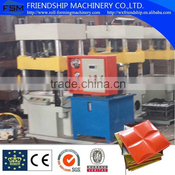 hydraulic press forming machine for 3D wall decration