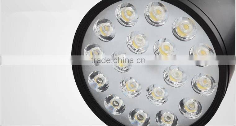 high lumen adjustable commercial led track light with CE RoHs