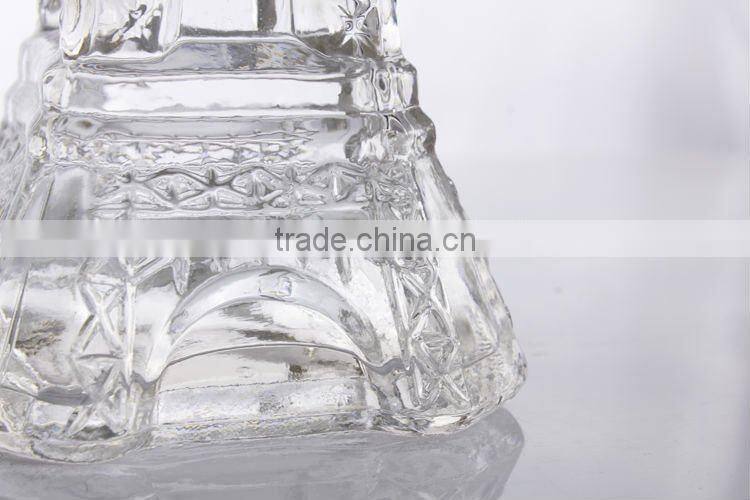 Eiffel Tower shaped glass vase