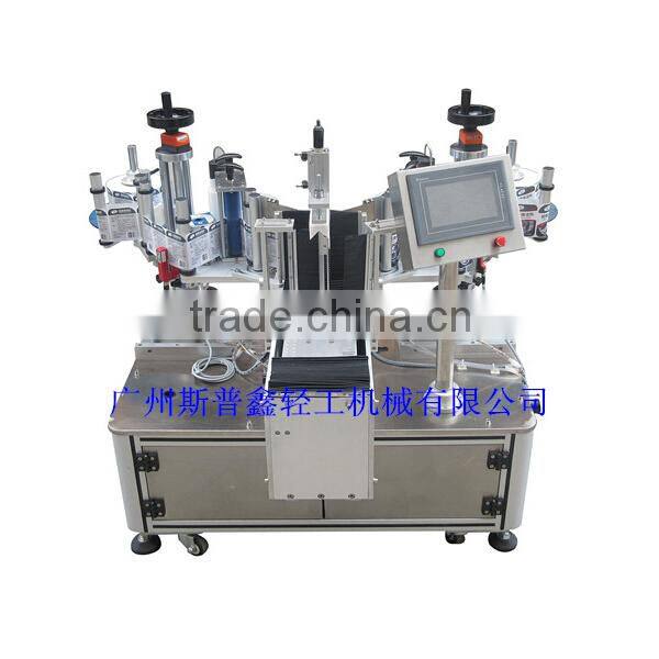 SPX top sale advanced neck, front, back labeling machine for physical functional drink