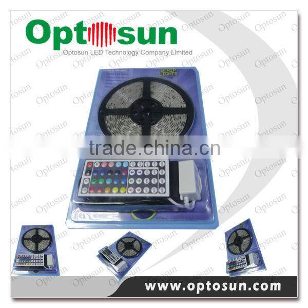 RGB SMD5050 LED strip with driver and remote controller