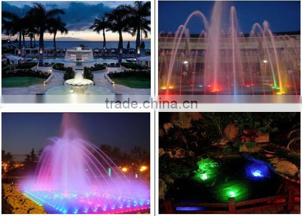 IP68 small 3W RGB LED Underwater light with CE,ROHS,FCC