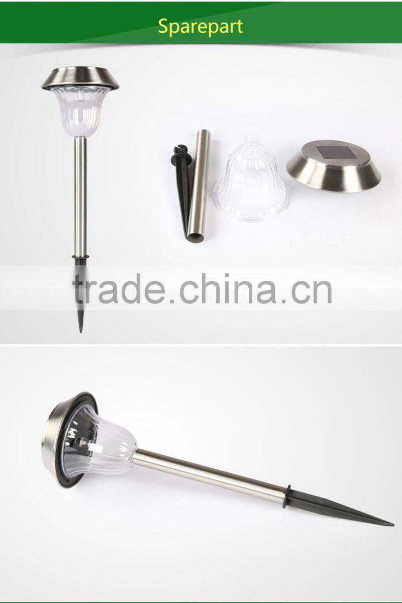 Stainless Steel Insert Type Garden Light LED Solar Lawn Lamp