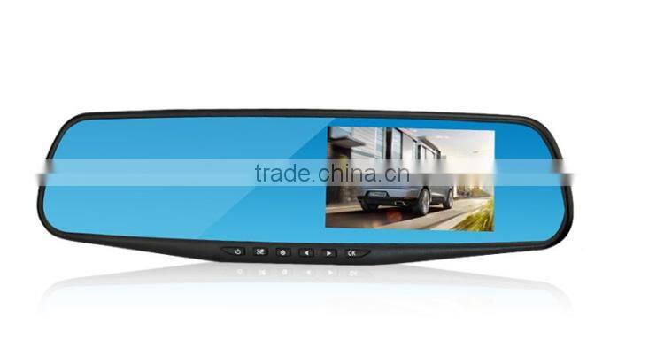 4.3inch rear view mirror with wifi wireless reversing backup camera