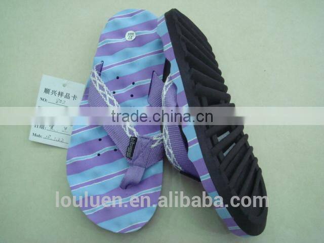 663 LOULUEN China Promotion Indoor Outdoor EVA Massage Lady Slipper