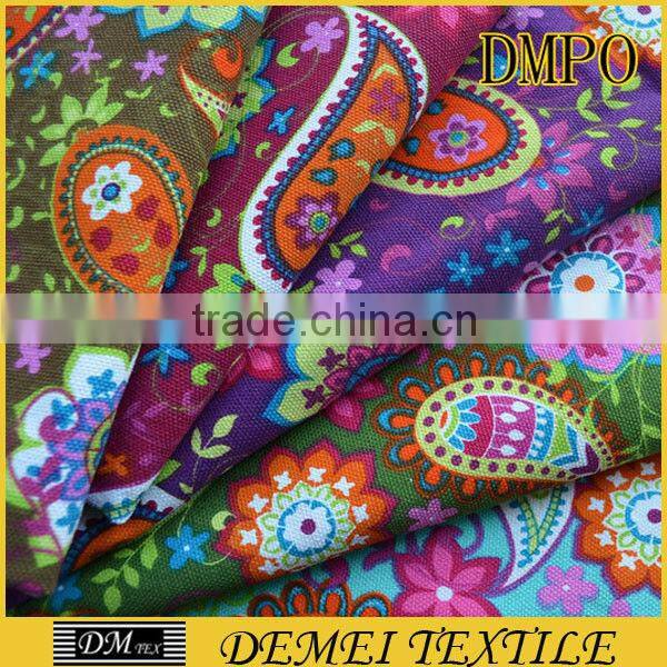 pretty woven cotton printed upholstery wholesale