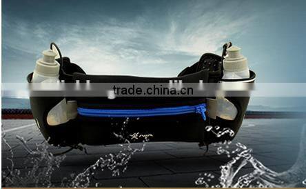 Running Belt Runner Sport Elastic Fanny Pack Race Item Belt Pouch with Water Bottle Pocket Waist Items for Cycling Hiking