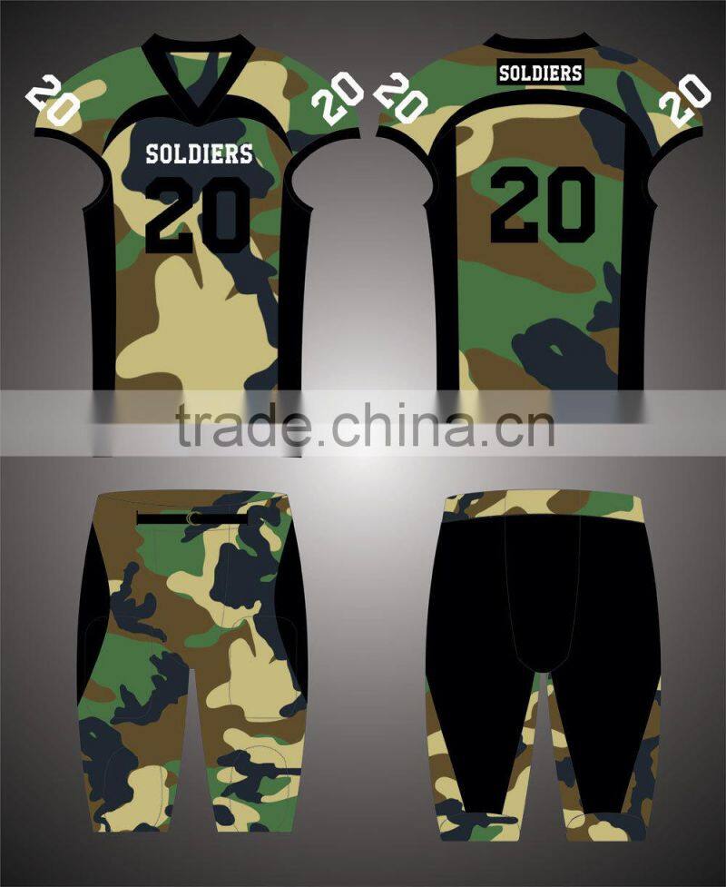 Plain Custom American Football Uniforms/ High Quality Football Uniforms/ Sublimated Football Uniforms