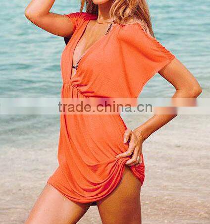 New style girls sea party white beach dress