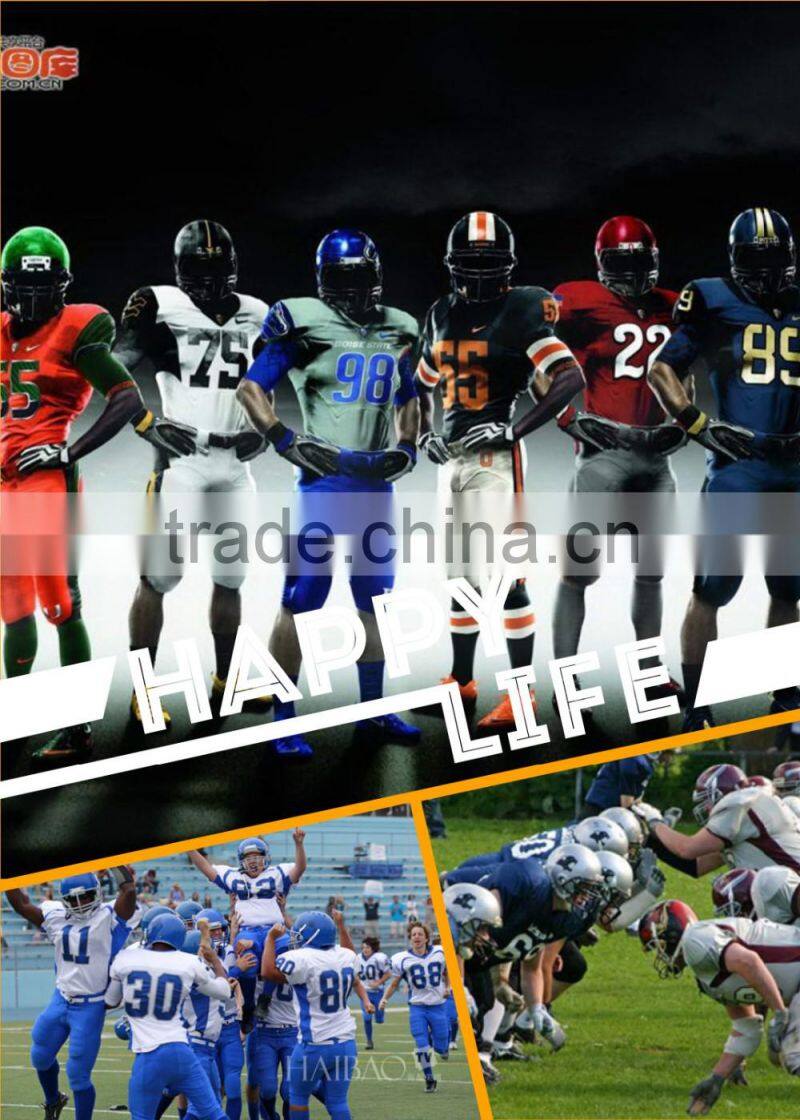 Stan Caleb 2016 latest design your own american football jersey