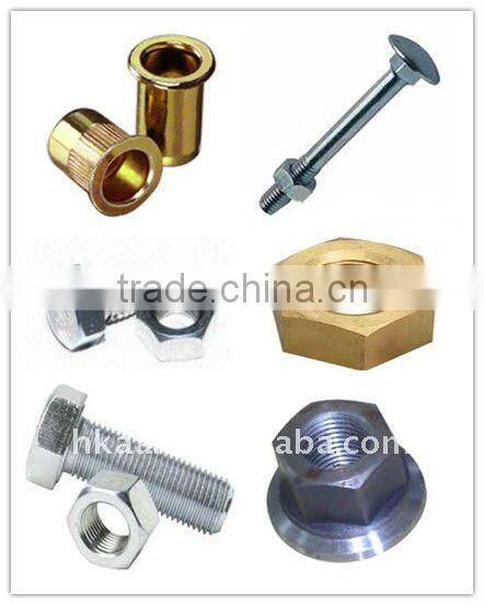 precision nonstandard parts brass bolt and nut