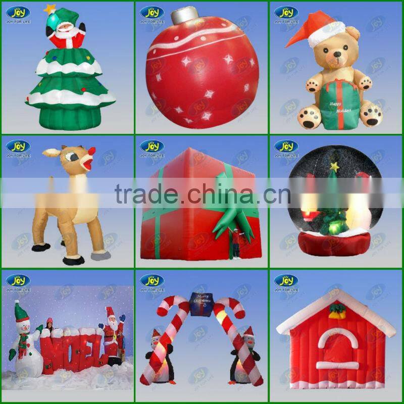New arrival Chriatmas inflatable santa with camper