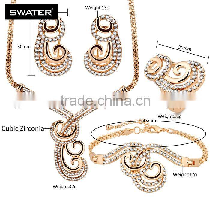 Wedding Jewelry 2016 Ring Earing Bracelet Necklace Sets For Women