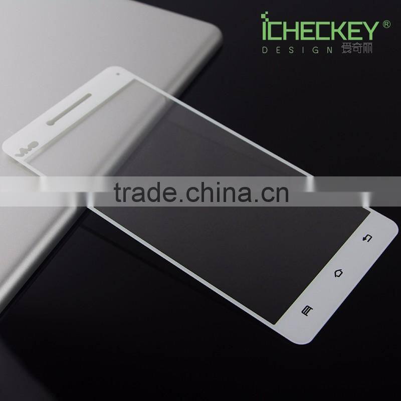 0.33mm premium full cover color tempered glass screen protector for vivo v3max