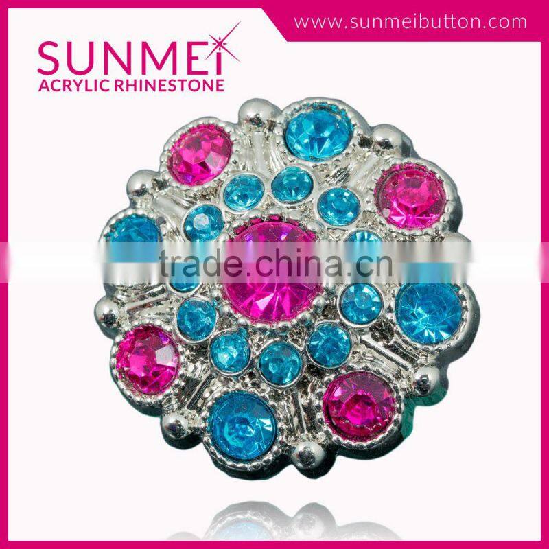 Fashion Style Light Purple Rhinestone Jewelry Embellishments